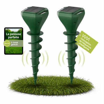Répulsif anti-taupes solaire