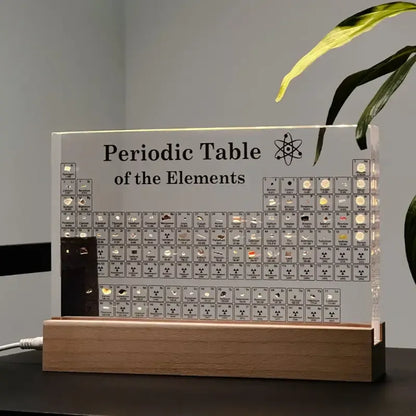 Tableau périodique avec éléments réels