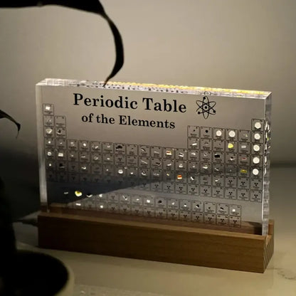 Tableau périodique avec éléments réels