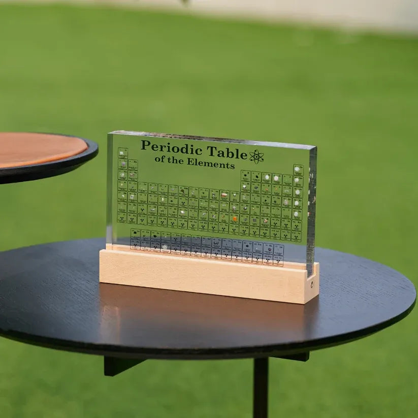 Tableau périodique avec éléments réels