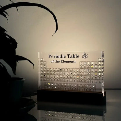 Tableau périodique avec éléments réels