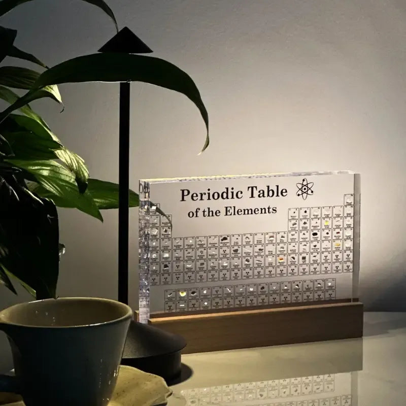 Tableau périodique avec éléments réels