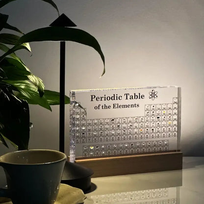 Tableau périodique avec éléments réels