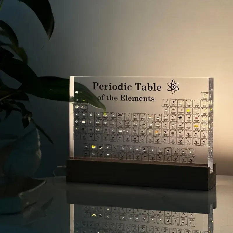 Tableau périodique avec éléments réels