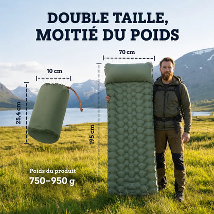 Matelas gonflable PRO ultraléger et compact