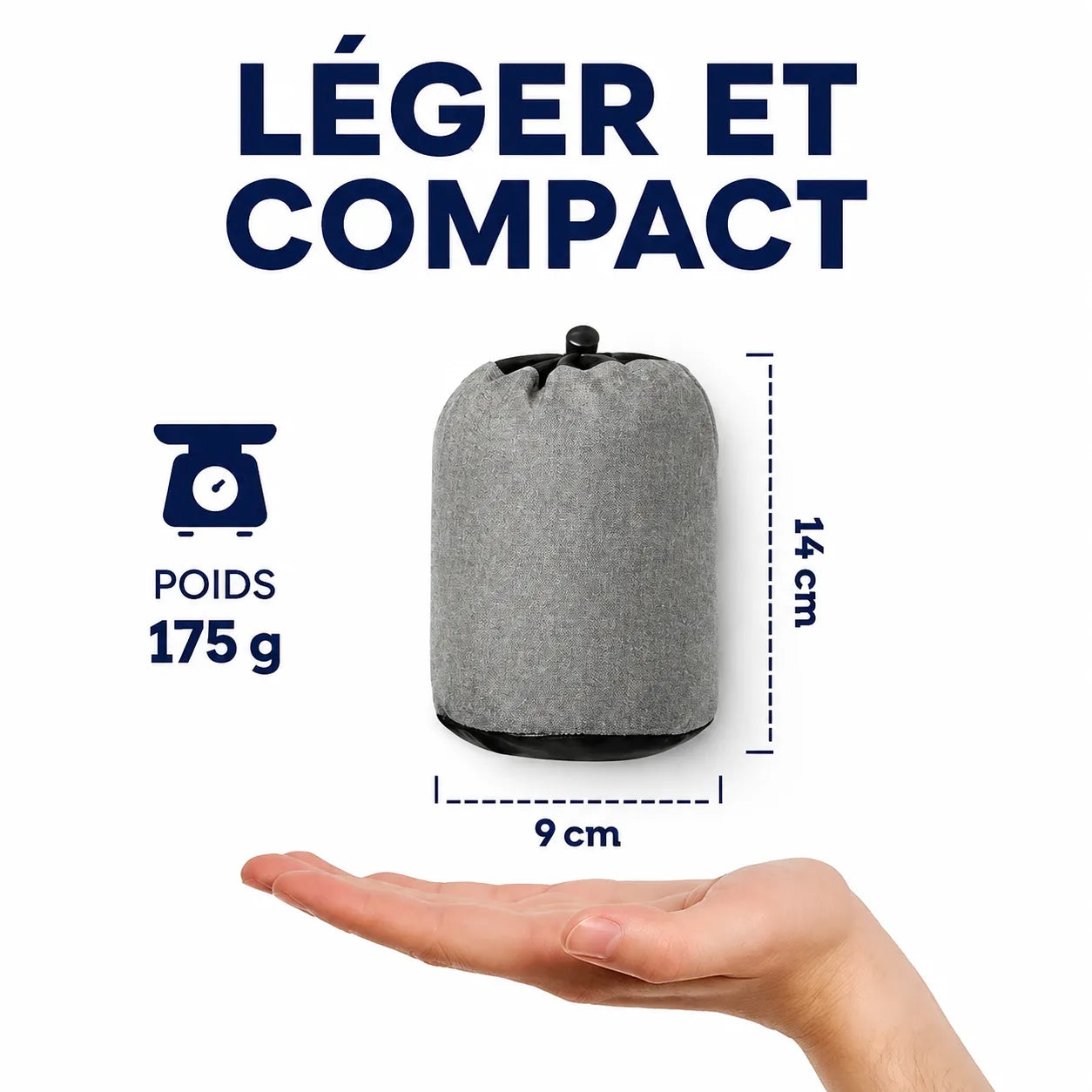Coussin gonflable ultraléger et compact PRO