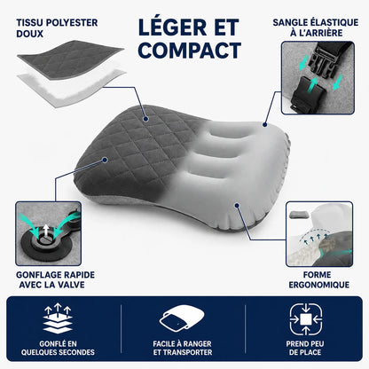 Coussin gonflable ultraléger et compact PRO