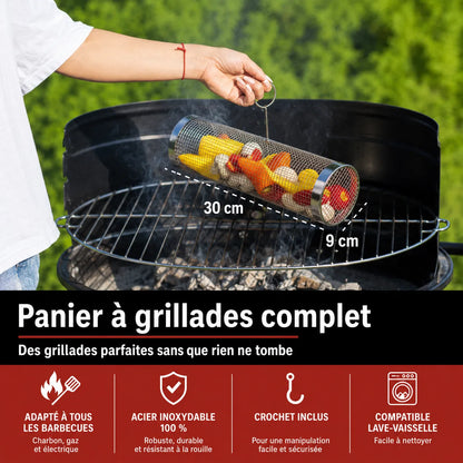 Panier à grillades classique