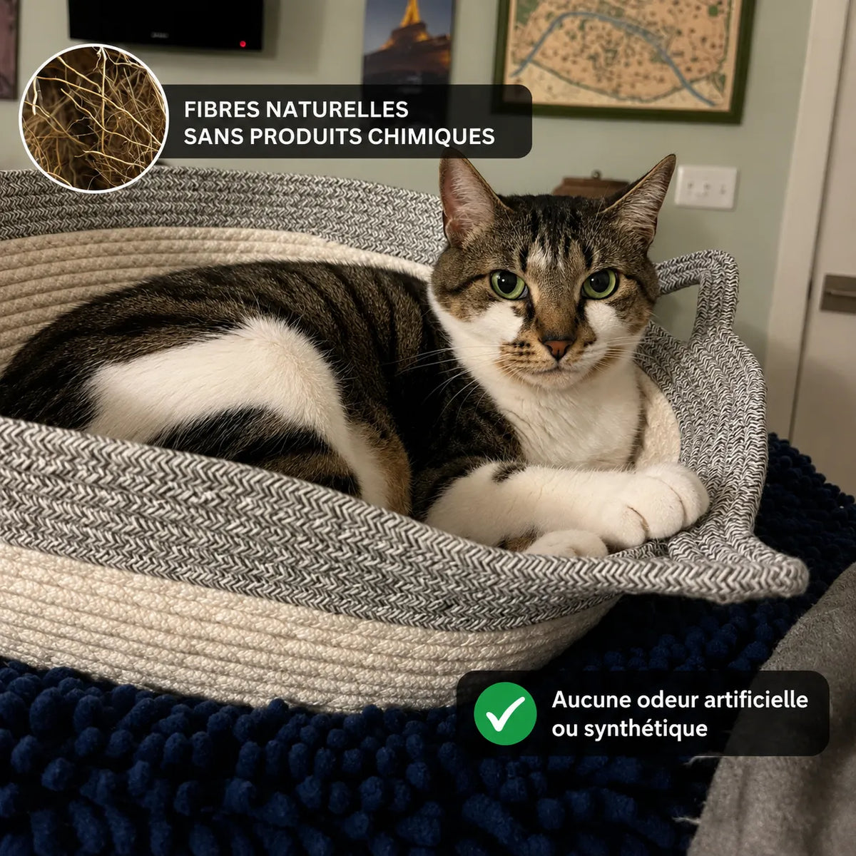 Panier Instinct | L’espace naturel pensé pour votre chat