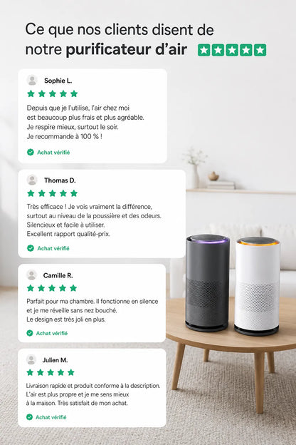 Purificateur d'air Fleecky
