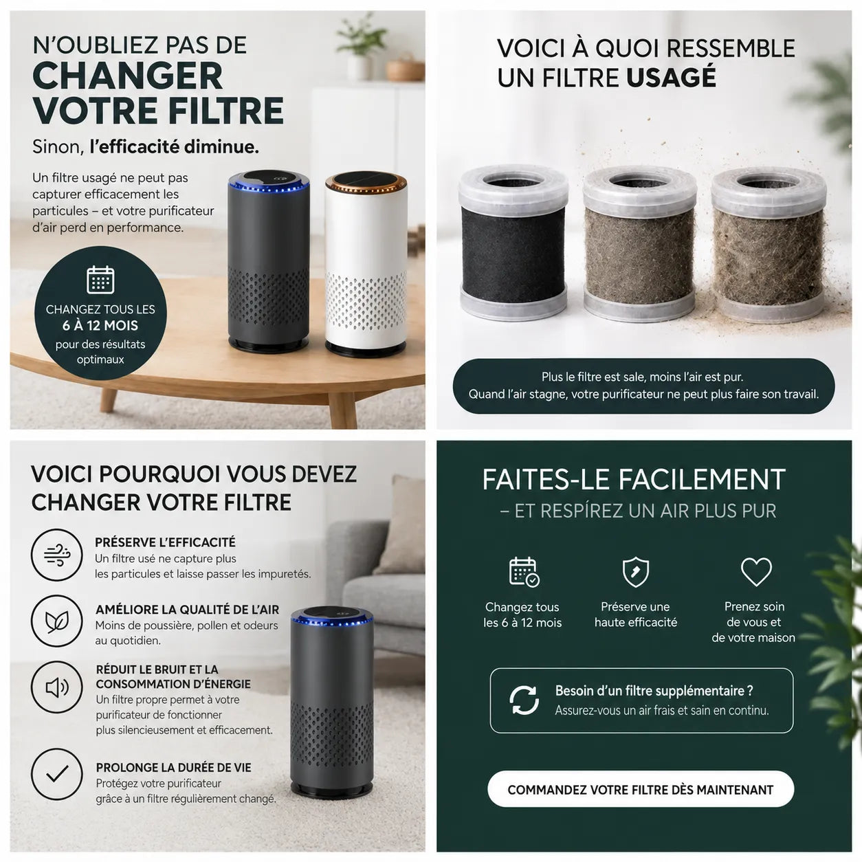 Filtre HEPA supplémentaire