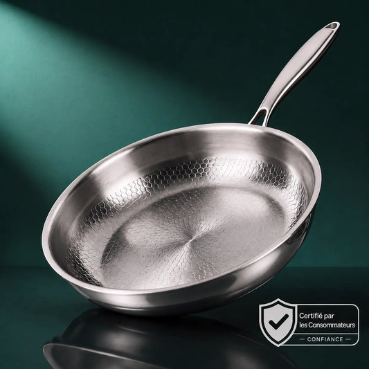 Poêle en titane martelée – 28 cm