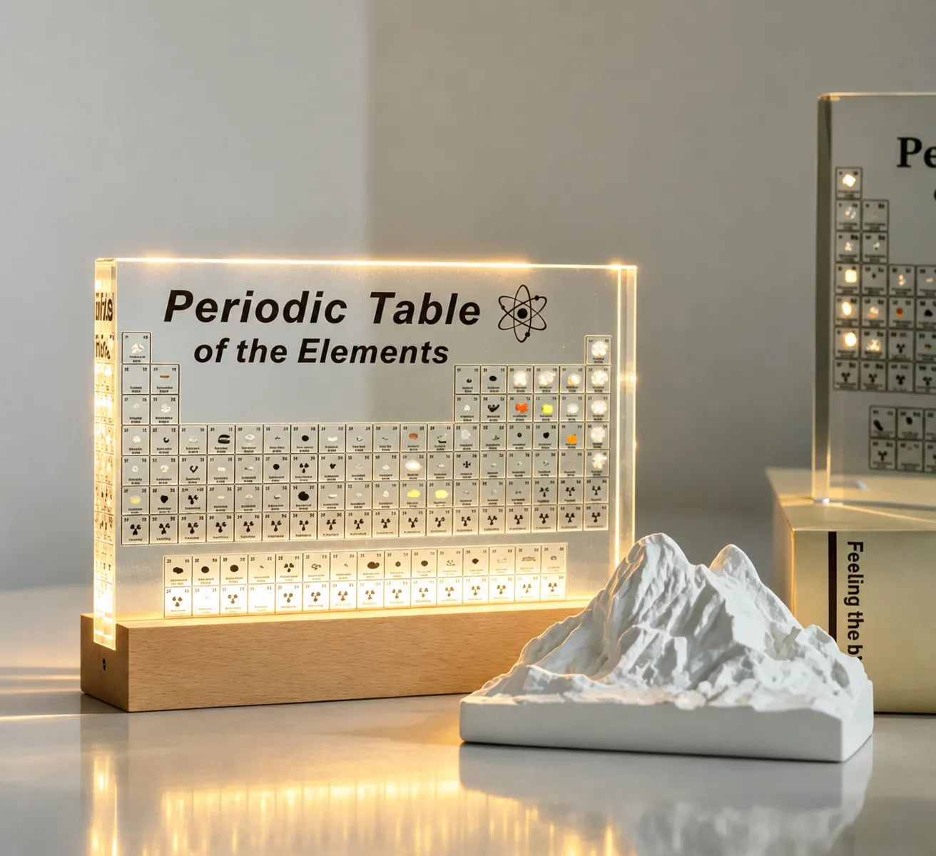 Tableau périodique avec éléments réels
