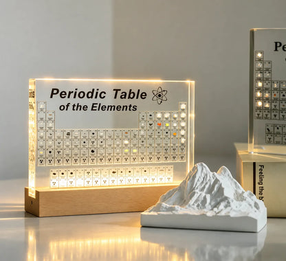 Tableau périodique avec éléments réels
