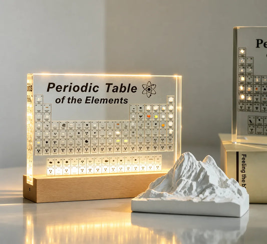 Tableau périodique avec éléments réels