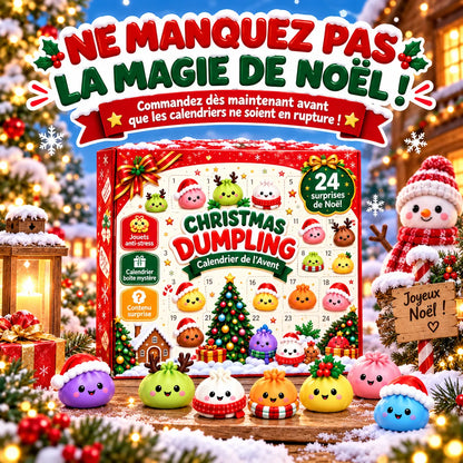 Calendrier de l’Avent Dumpling Squishy 2026